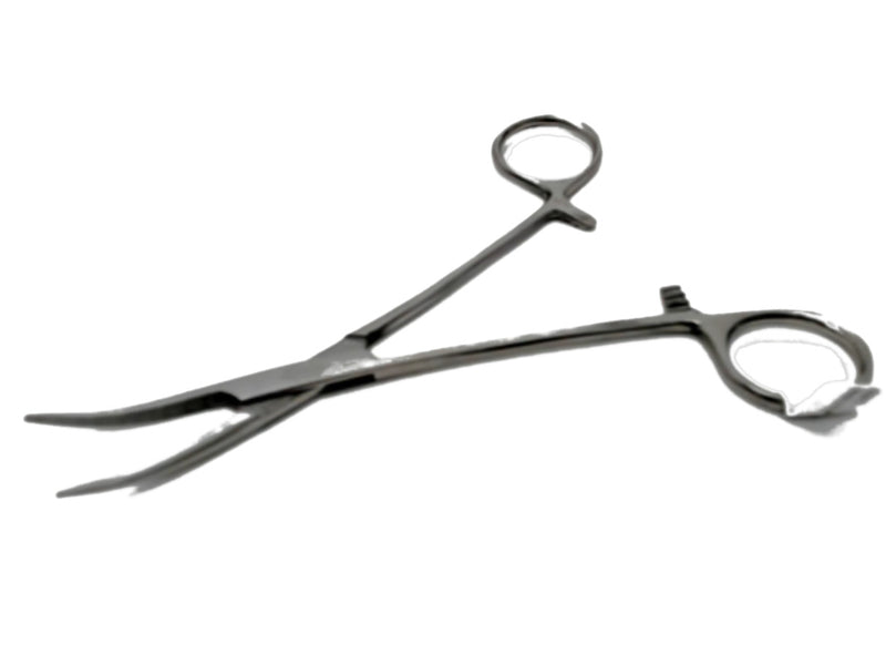 Forceps Curved 5.5" Stainless Steel