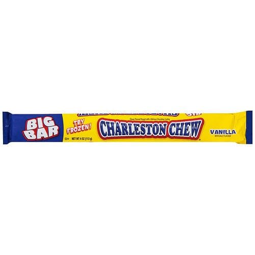 Charleston Chew - Chewy Flavoured Nougat with a Delicious Chocolatey Coating - Brantford Surplus