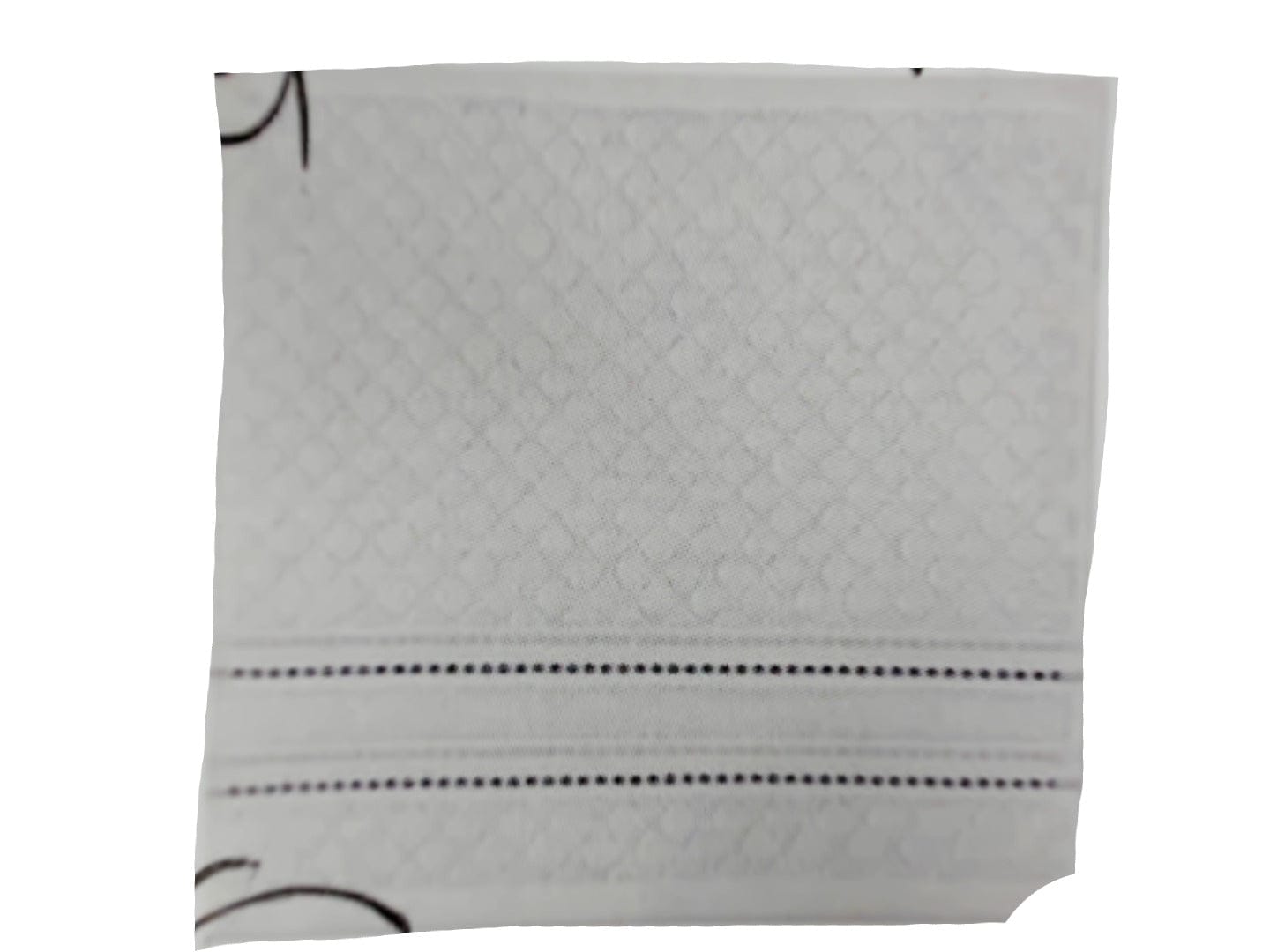 Zero twist terry facecloths - ambiance collection 12x12inch 30x30cm white - Brantford Surplus