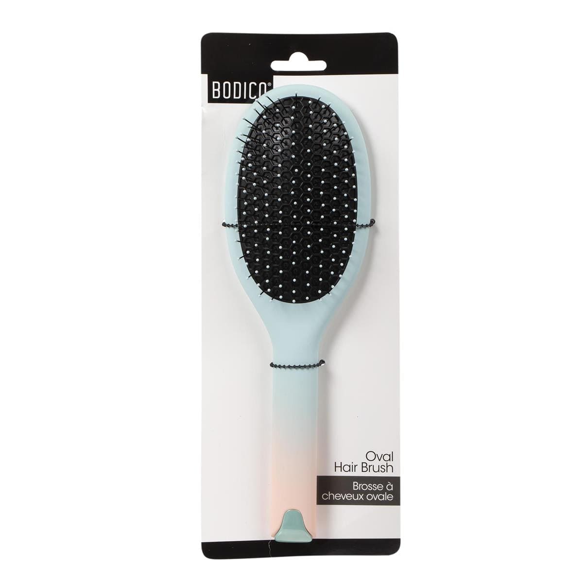 Bodico, Oval Detangling Hair Brush, ombre, thin flex bristles, t.o.c - Brantford Surplus