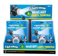 Headlamp 1 watt 100 lumens 3 aaa batteries included