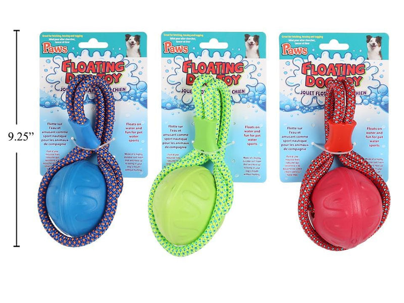 PAWS 16"" Floating Rope Ball  3/s