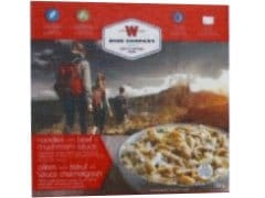 Wise company camping food - noodles with beef makes 2.5 servings - Brantford Surplus