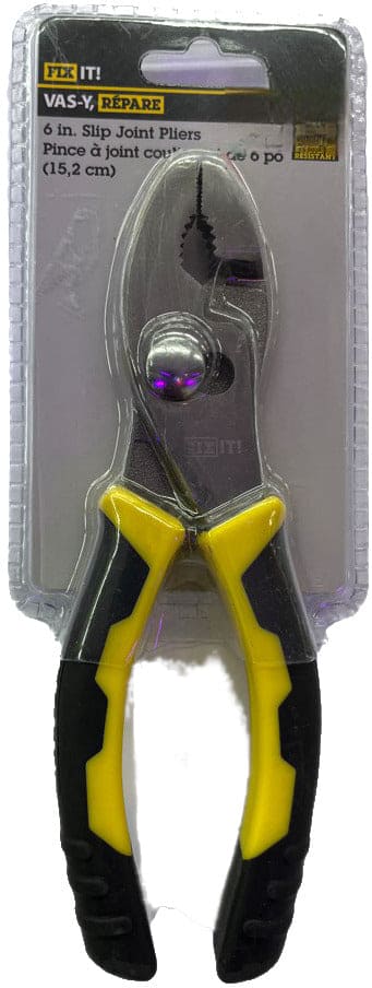 Pliers Slip Joint 6" Fix It - Brantford Surplus