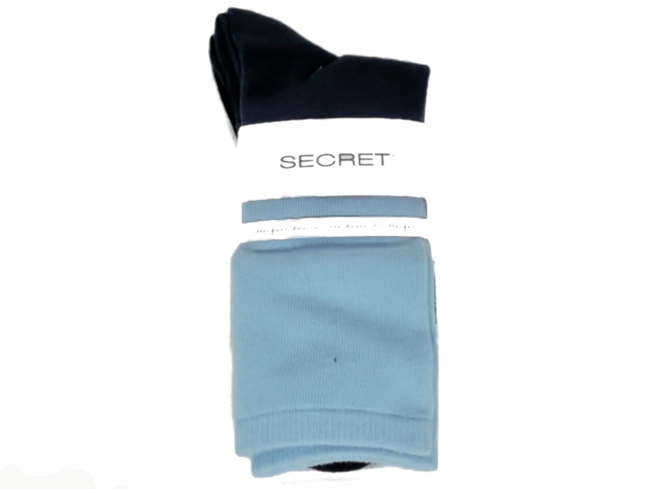 Socks Ladies Crew 3pk. Blue Ass't Secret - Brantford Surplus