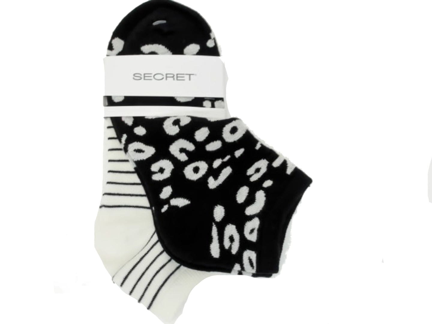 Socks Ladies Low Cut 2pk. Secret Assorted - Brantford Surplus