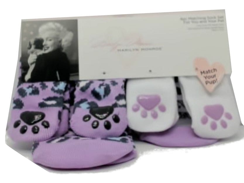 Matching Sock Set 4pc. For You And Your Pet Marilyn Monroe - Brantford Surplus