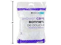 Shower caps 12 pack bodico one size fits all