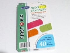 Bandages neon 40 pack