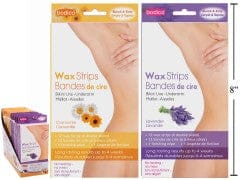 Wax strips for bikini/underam 12 strips chamomile scent