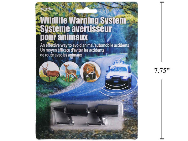 Whistle Animal warning for vehicles