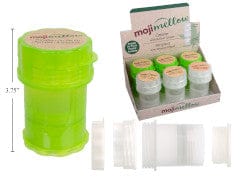 Moji Mellow Canister W/ Grinder, Label, 6/DSP, 2 Col. - Brantford Surplus