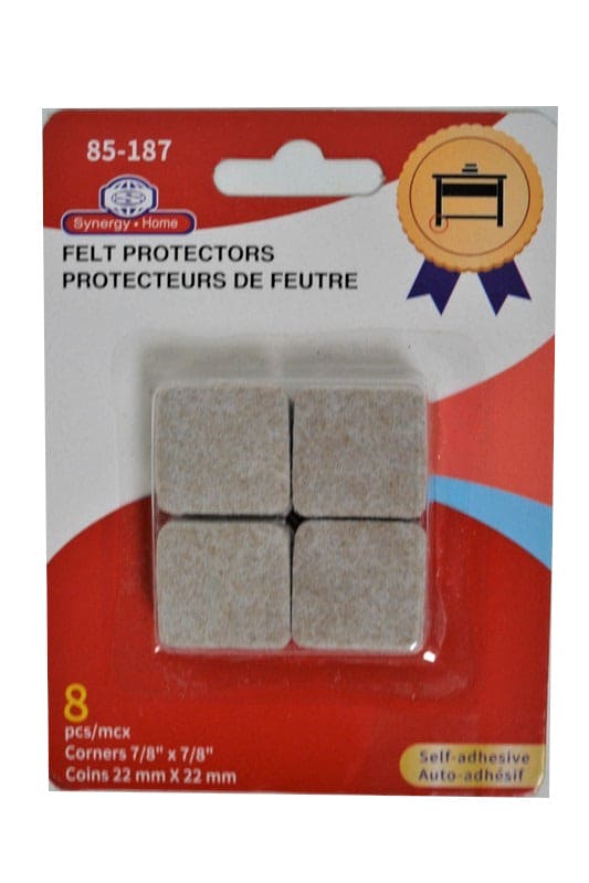 FELT PROTECTORS 8PCS 7/8x7/8 INCH - Brantford Surplus