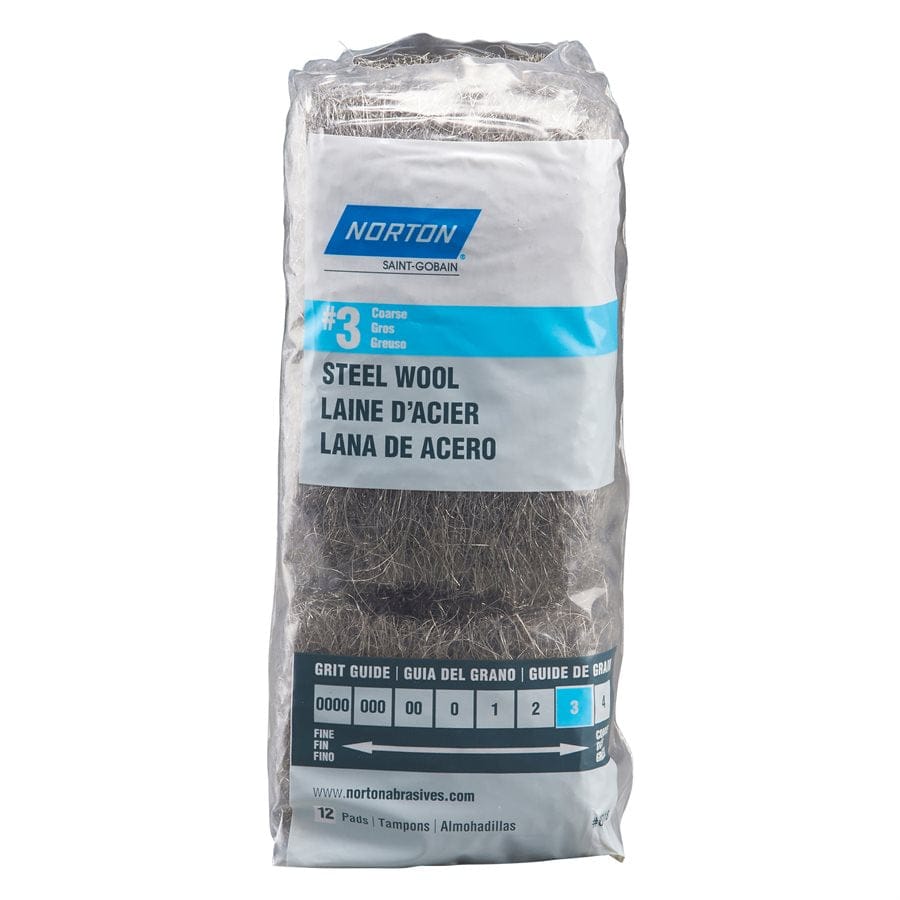 Steel Wool #3 Coarse 12pk - Brantford Surplus