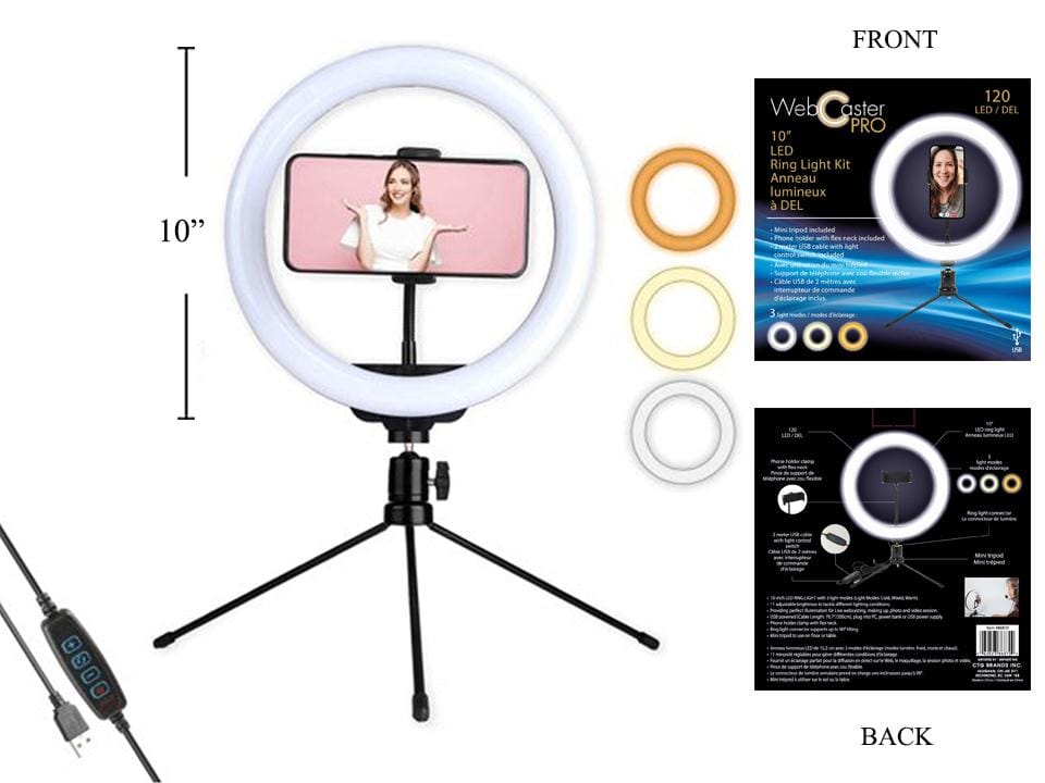 iFocus Webcaster PRO Ring Light Kit - Brantford Surplus