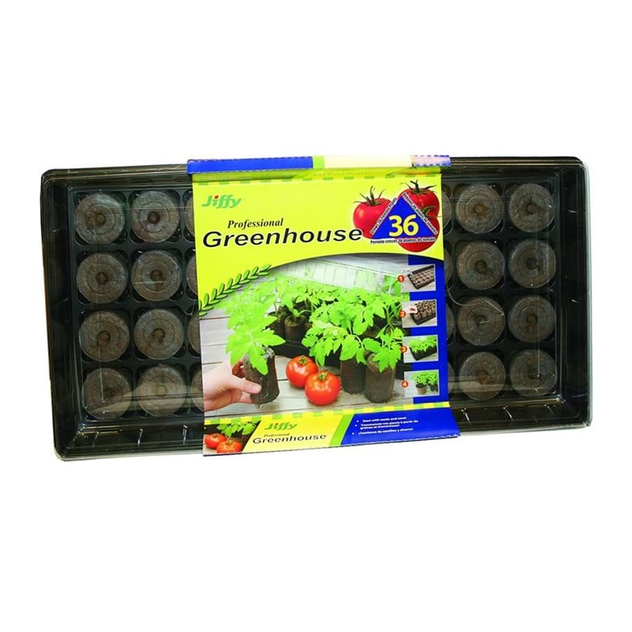 Jiffy Mini Tomato Greenhouse and 36 Pellets - Brantford Surplus