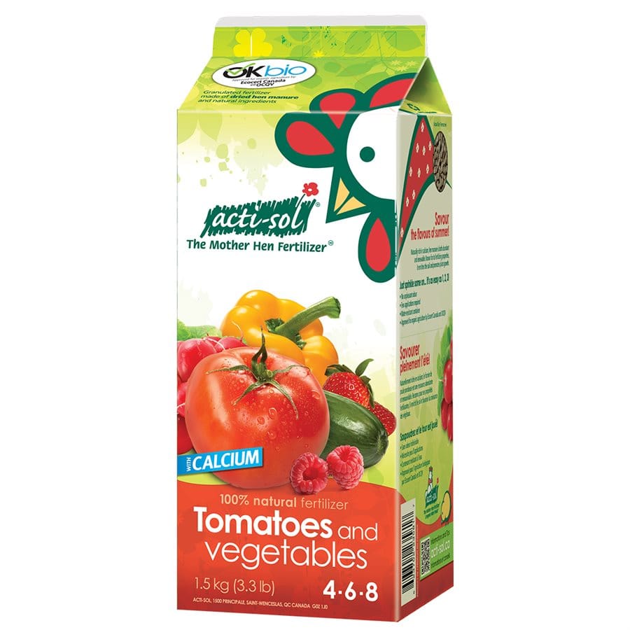 Acti-Sol Tomatoes & Vegetables Fertilizer 1.5Kg 4-6-8 - Brantford Surplus