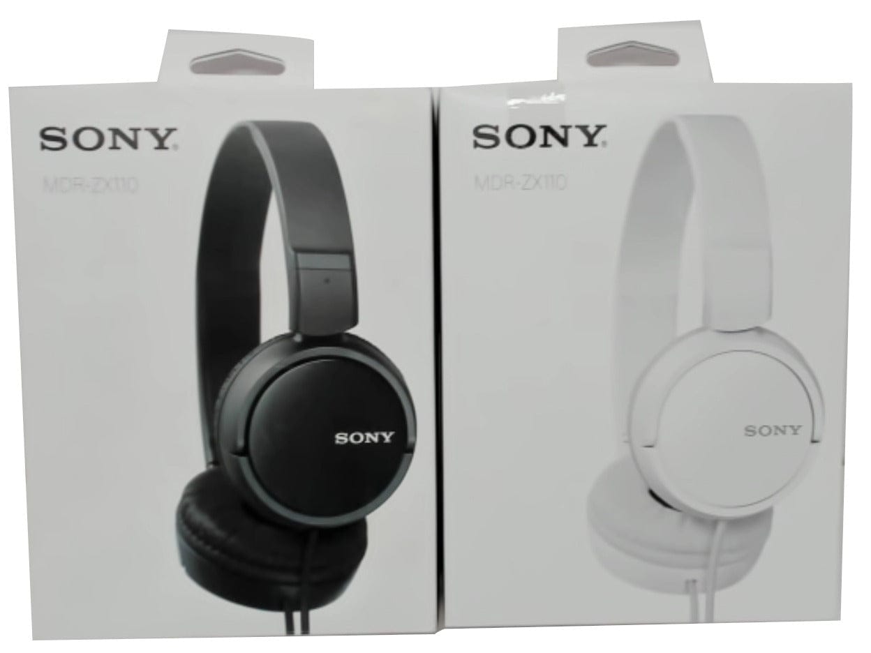 Headphones Wired Black Or White Sony - Brantford Surplus