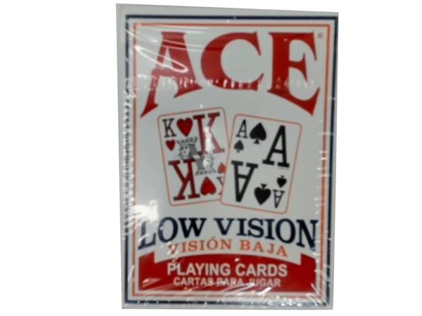 Playing Cards Low Vision Ace