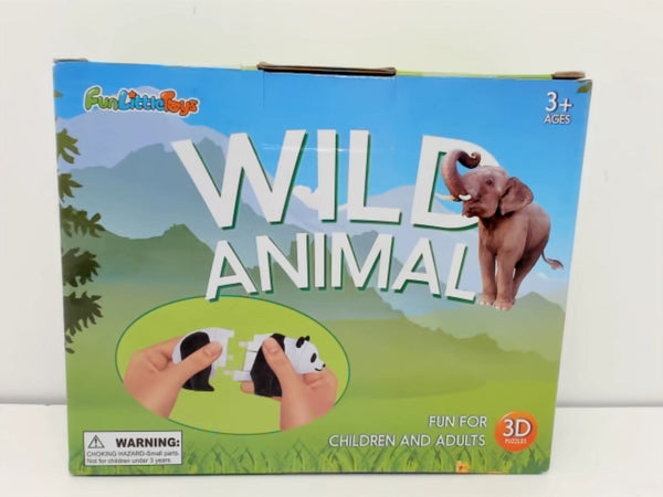 3D Puzzle Wild Animal Funlittletoys (display)