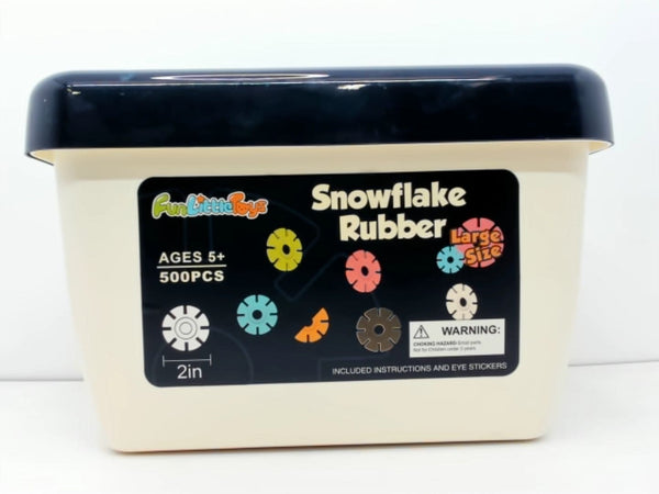 Rubber Snowflake Kit 500pcs Assorted (display)
