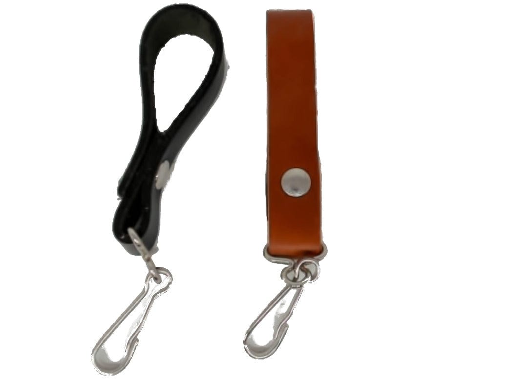 Key Clip Leather Black Or Brown - Brantford Surplus