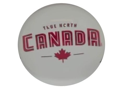 Magnet True North Canada White/Red 1.5" Round
