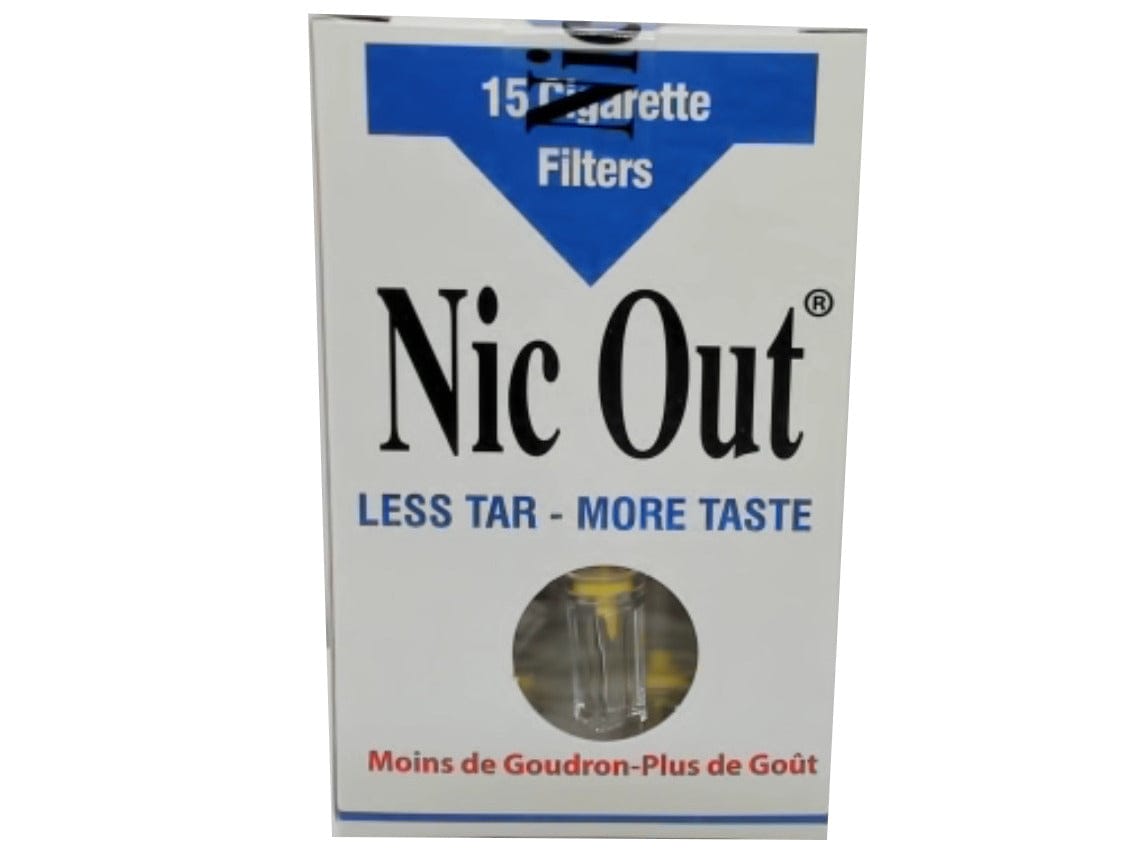 Nic Out 15 Filters Less Tar - Brantford Surplus