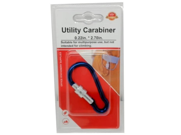Utility Carabiner 0.22" X 2.7" Assorted Colours