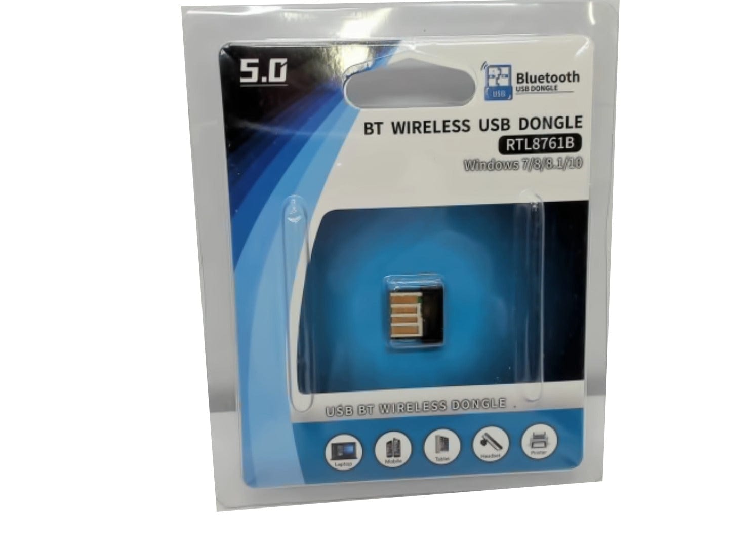 Micro Bluetooth V5.0 Adapter, USB Bluetooth Dongle - Brantford Surplus