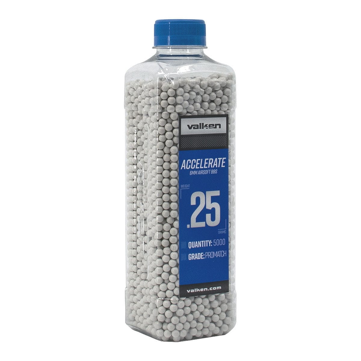 0.25g Valken Accelerate ProMatch Airsoft BBs - 5,000ct - Brantford Surplus