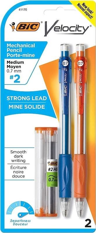 BIC 2PK VELOCITY 0.5MM MECHANICAL PENCILS - Brantford Surplus