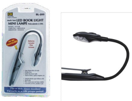Mini clip-on led book light