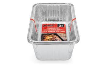 TITAN FOIL ALUMINUM 2 LB LOAF PANS 3/PK - Brantford Surplus