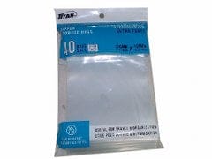 Storage bags heavy duty zipper 120x160mm 40 pack Titan - Brantford Surplus