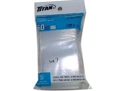 Storage bags heavy duty zipper 55x70mm 50 pack Titan - Brantford Surplus