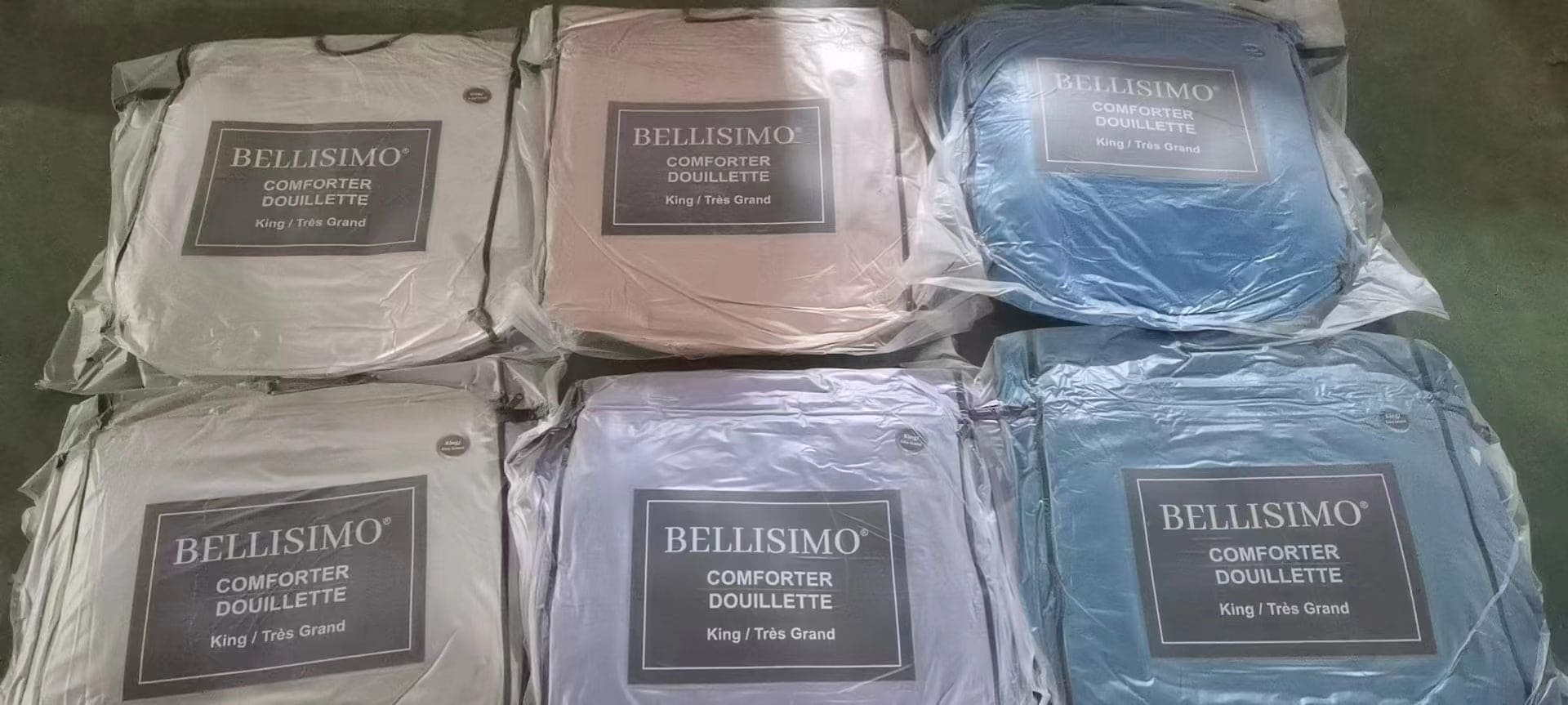 Bellisimo – 1PC Comforter Solid King - Brantford Surplus