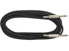 Mono 1/4" male to mono 1/4" male cable - 12 feet