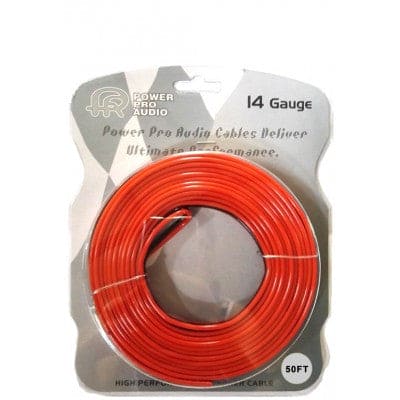 14GA 50FT Speaker Wire CCA - Black & Red - Brantford Surplus