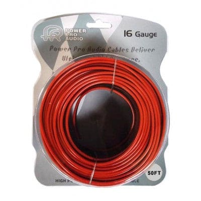 16GA 50FT Speaker Wire CCA - Black & Red - Brantford Surplus