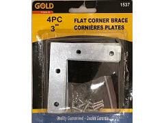 Corner irons flat 3 inch - Brantford Surplus