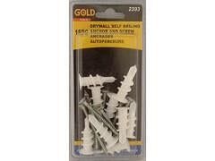 Anchors - 18 pc drywall self drilling with screws