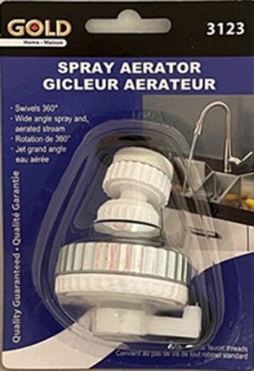 SPRAY AERATOR - wide angle spray and aerated stream