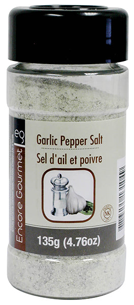 Gourmet Garlic Pepper Salt135g