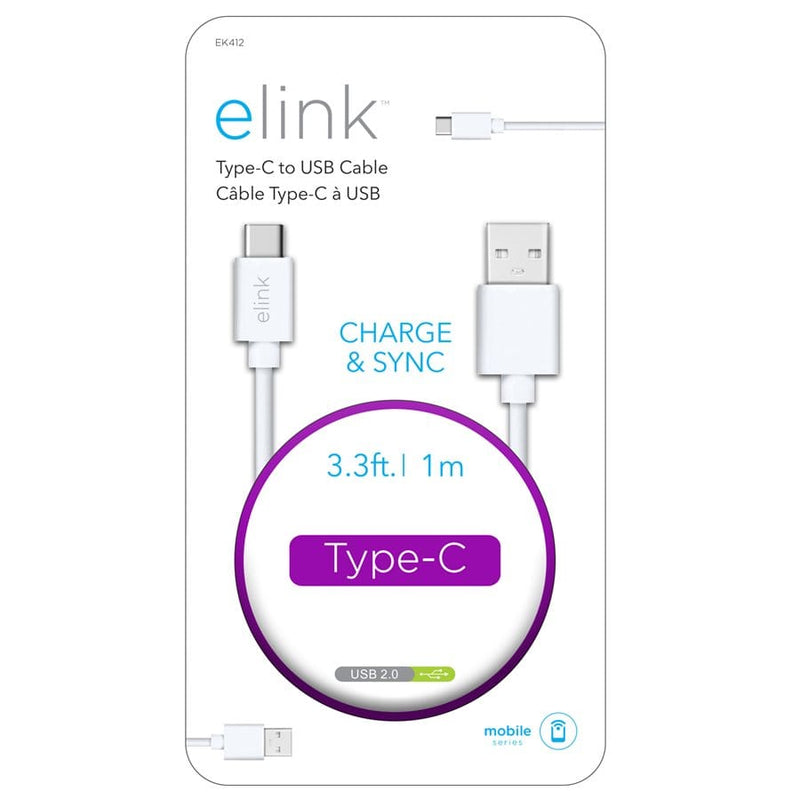 Cable - USB Type-C 3.3ft White