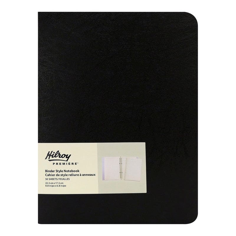 HILROY BINDER STYLE NOTEBOOK 100PGS 10.7x 7.6 inch - Brantford Surplus