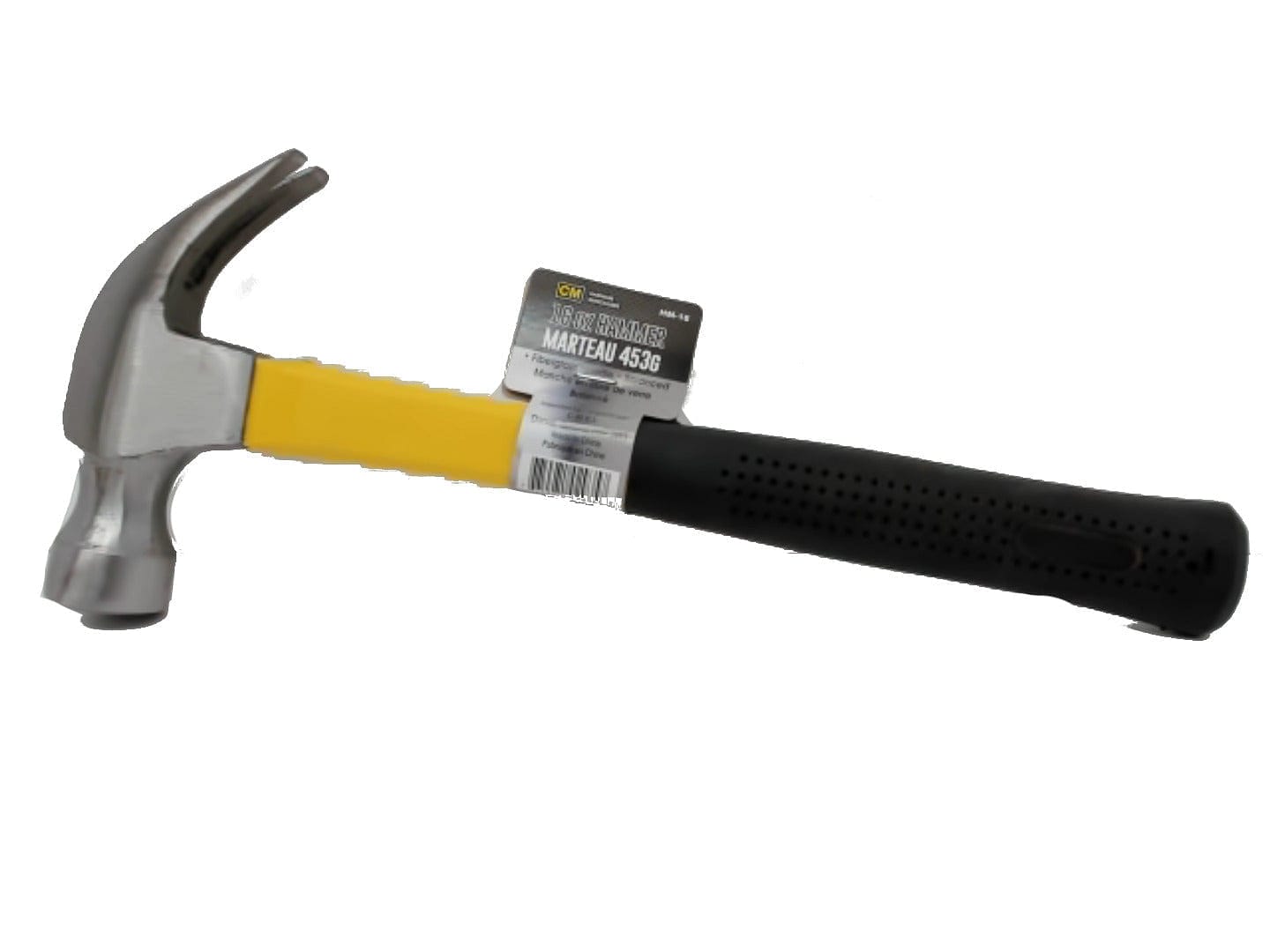 Hammer 16oz fiberglass handle (promo) - Brantford Surplus