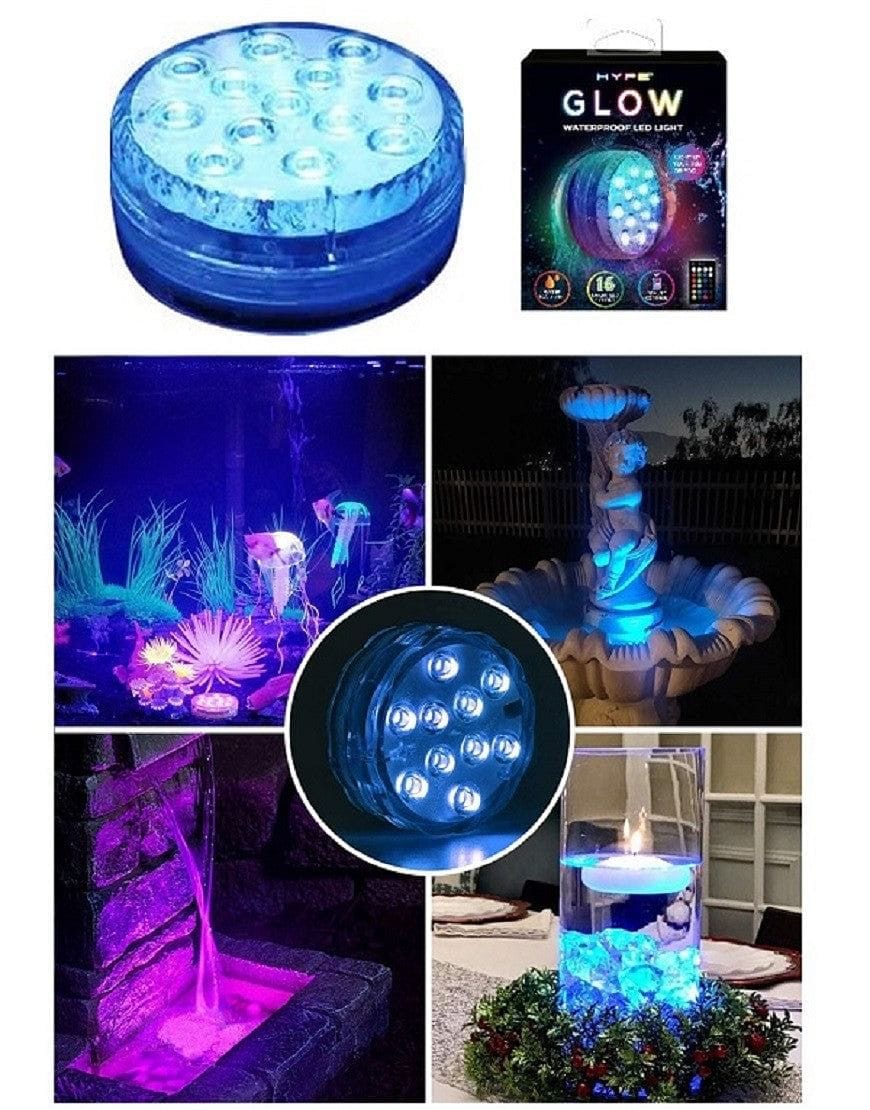 LED Color Changing Submersible light, IP7 - Waterproof LED Light with Multi-mode light - Brantford Surplus