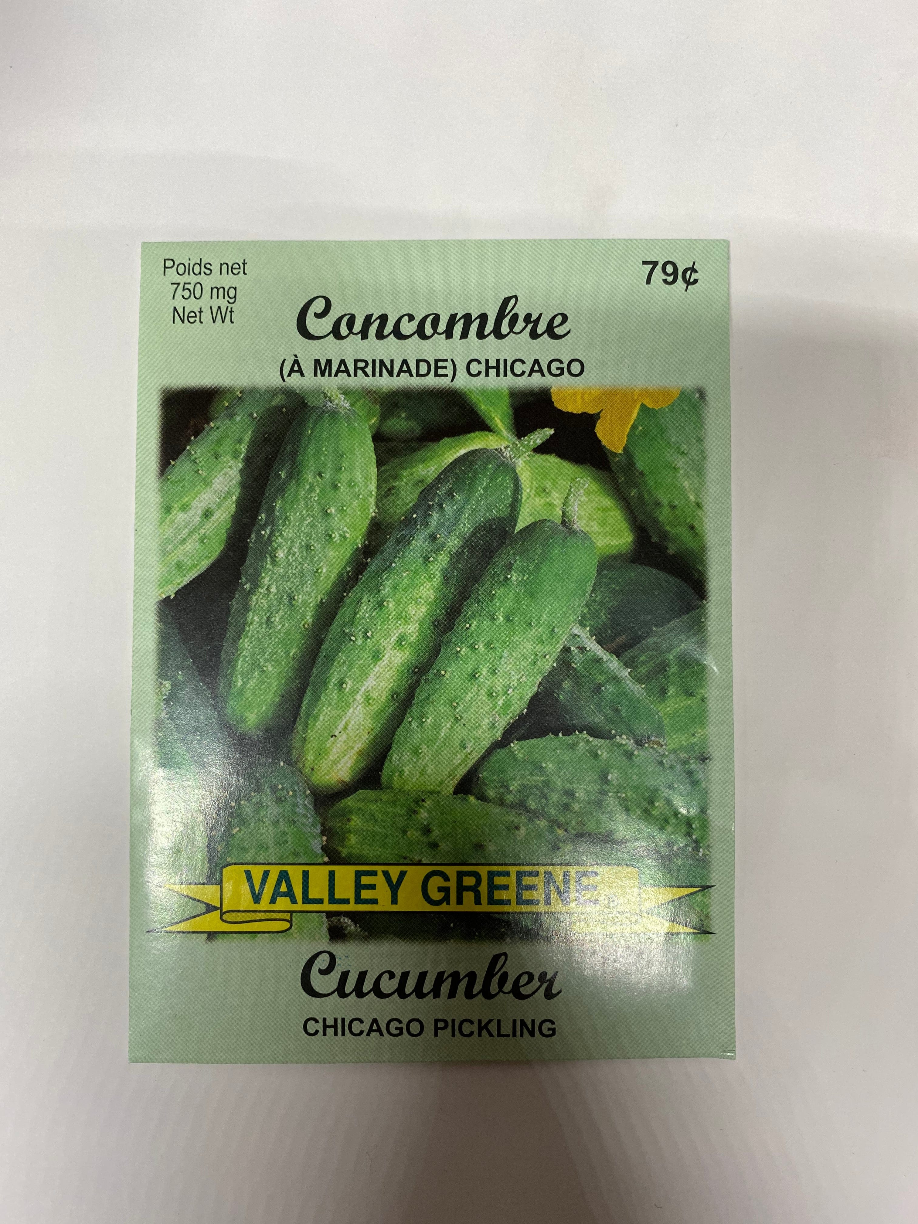 Cucumber Chicago Picking Valley Greene - Brantford Surplus