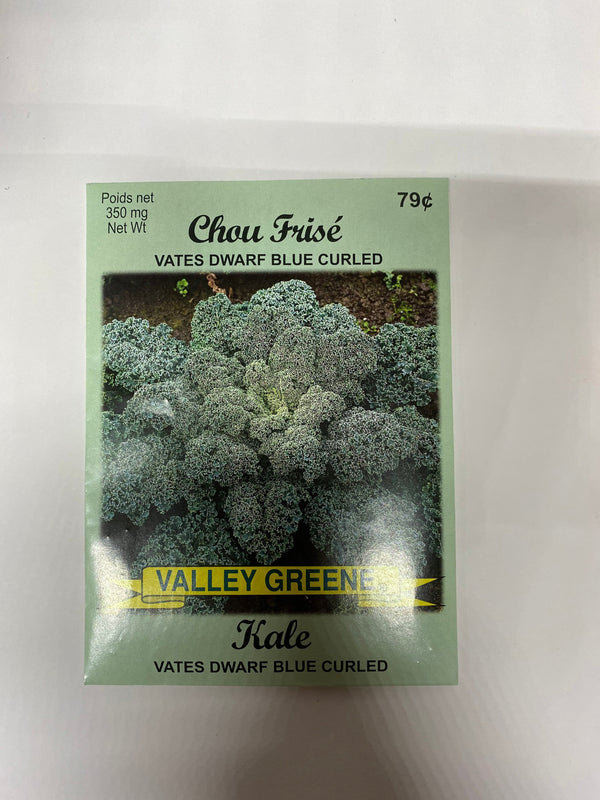 Kale Vates Dwarf Blue Curled Valley Greene